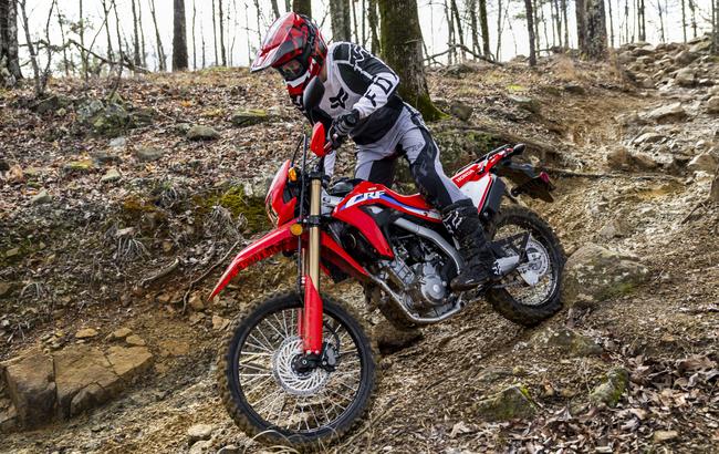 23 Honda CRF300L in action